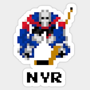 16-Bit Hockey Goalie - New York Sticker